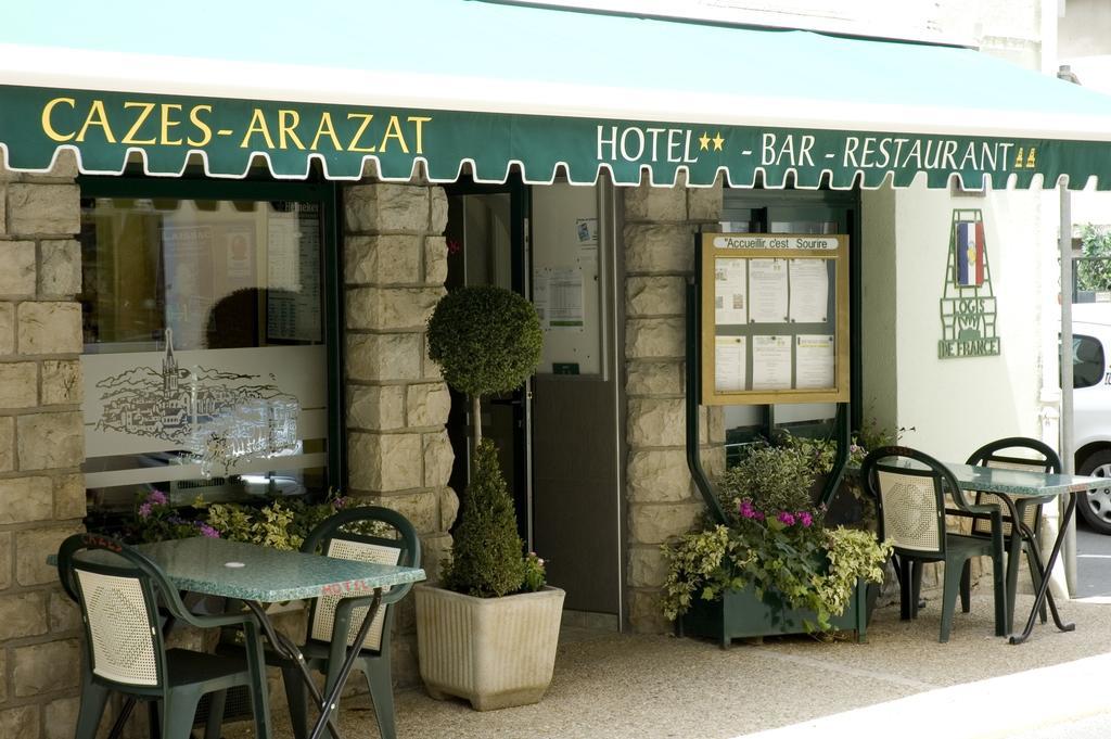 Logis Hotel Restaurant Cazes Arazat Laissac Экстерьер фото